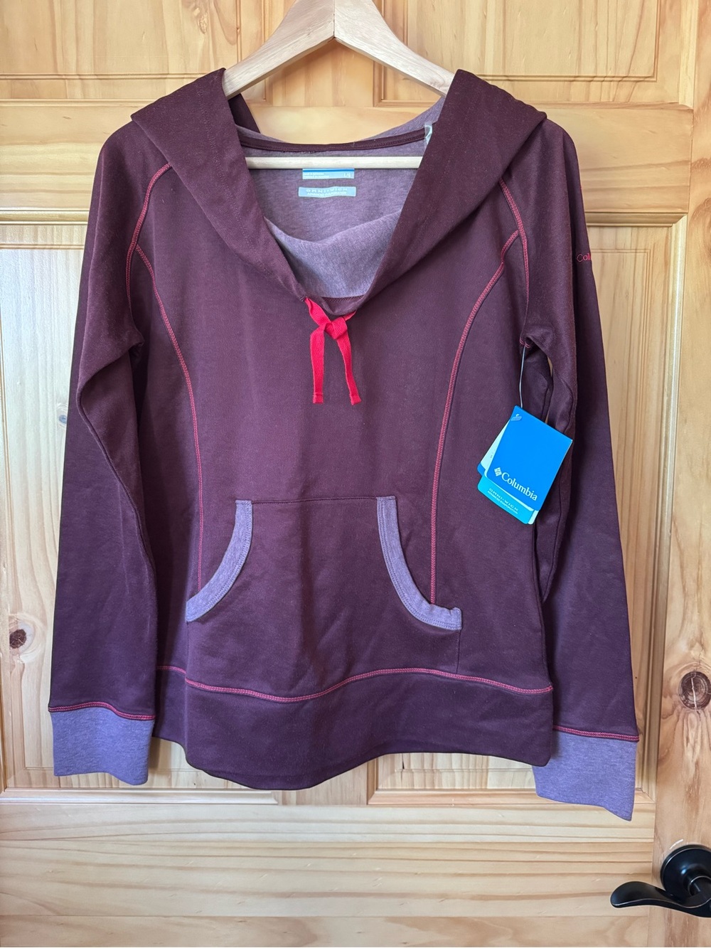 Columbia Omni-Wick scuba neck hoodie sweatshirt size large